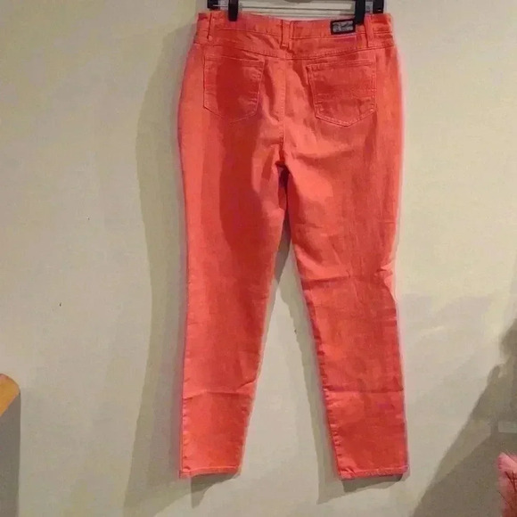 Earl Jeans Straight Leg Pink 5 Pocket Size 10 - Picture 2 of 5